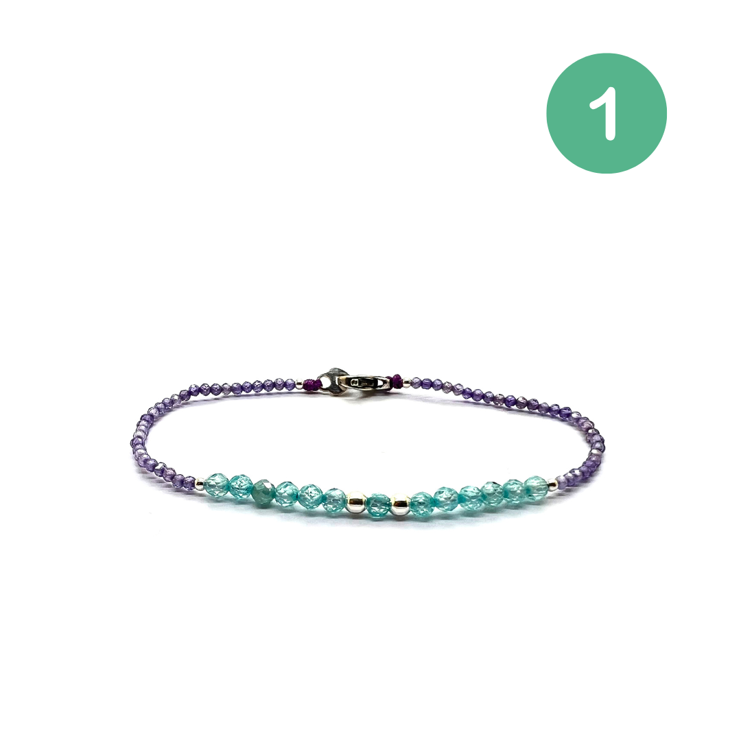 Bracciale spadino zirconcini - SPBR778