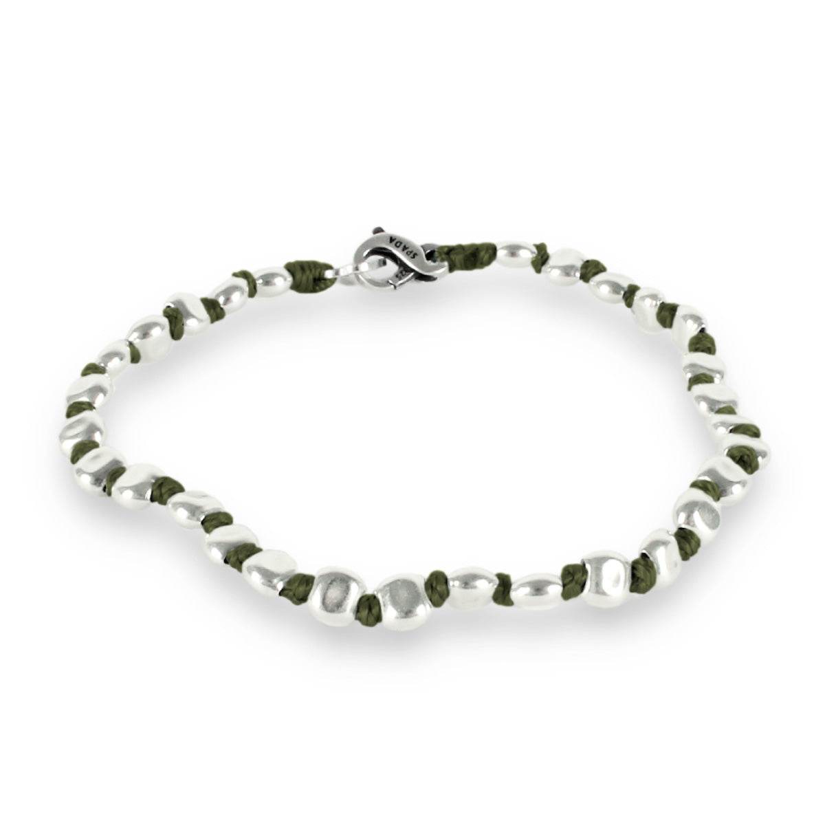 Bracciale spadino globuli piccoli - SPBR274 - Spadarella Gioielli