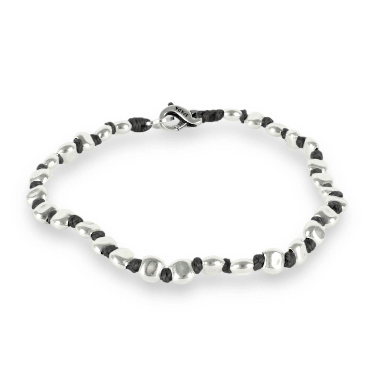 Bracciale spadino globuli piccoli - SPBR274 - Spadarella Gioielli