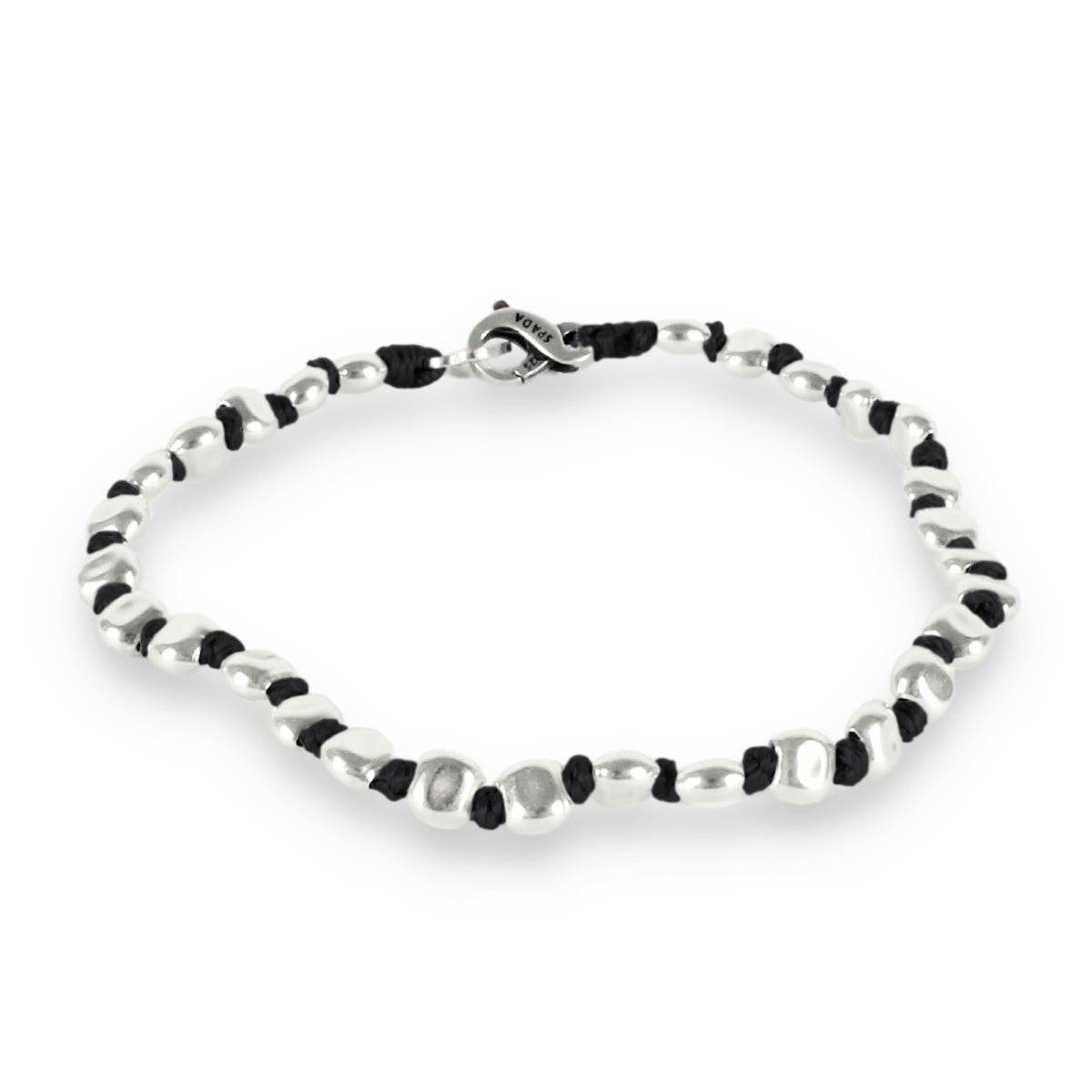 Bracciale spadino globuli piccoli - SPBR274 - Spadarella Gioielli