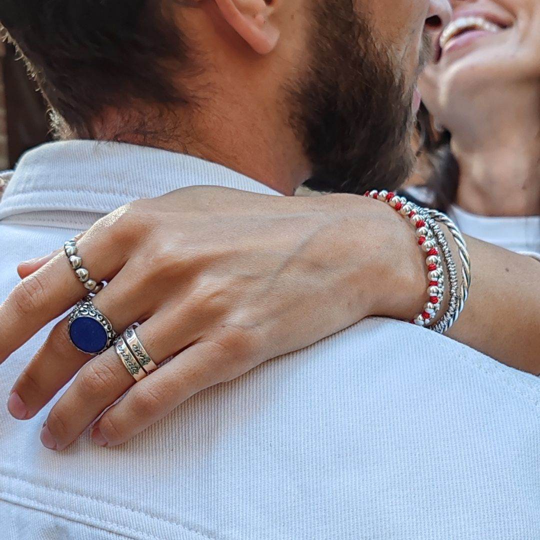 Bracciale spadino sfere - SPBR468 - Spadarella Gioielli