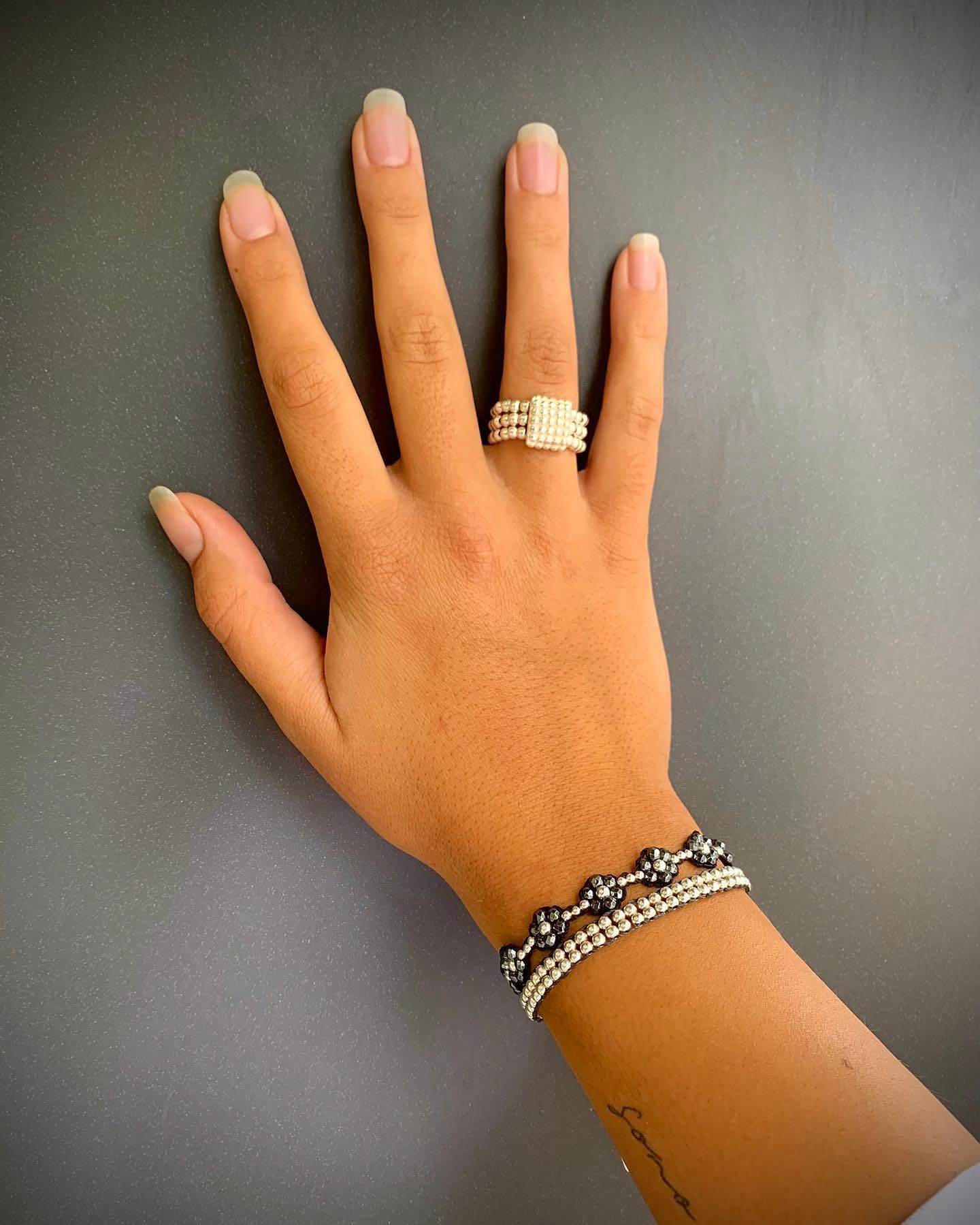Bracciale spadino intrecciato - SPBR179 - Spadarella Gioielli