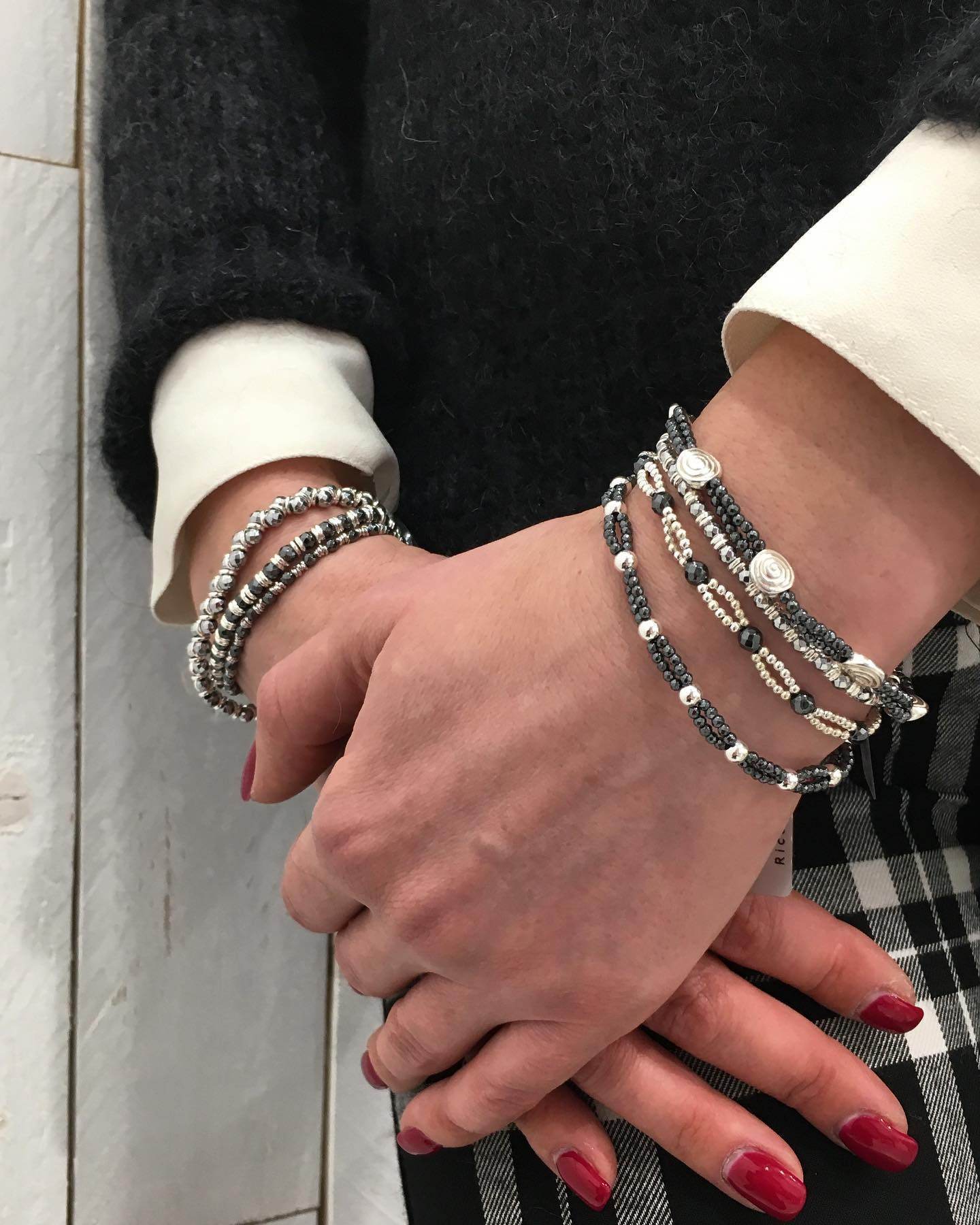 Bracciale spadino con pietre - SPBR488 - Spadarella Gioielli