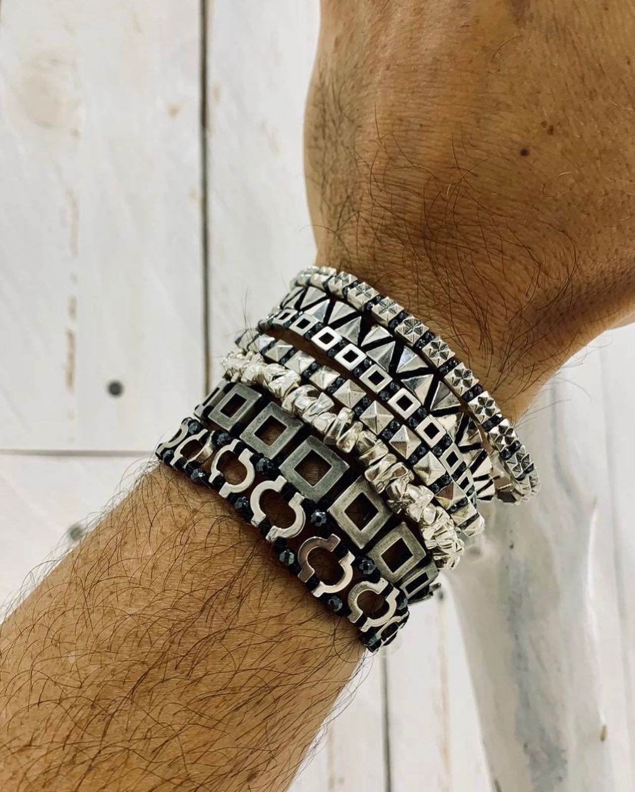 Bracciale spadino con pietre - SPBR588 - Spadarella Gioielli