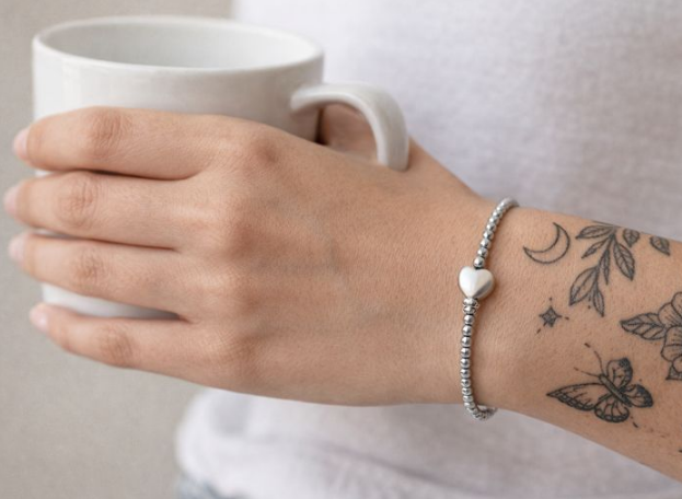 Bracciale spadino San Valentino cuore - SPBR763
