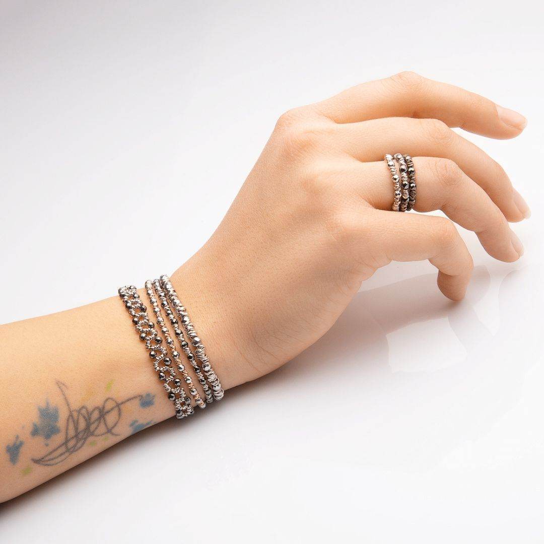 Bracciale spadino con pietre - SPBR565 - Spadarella Gioielli