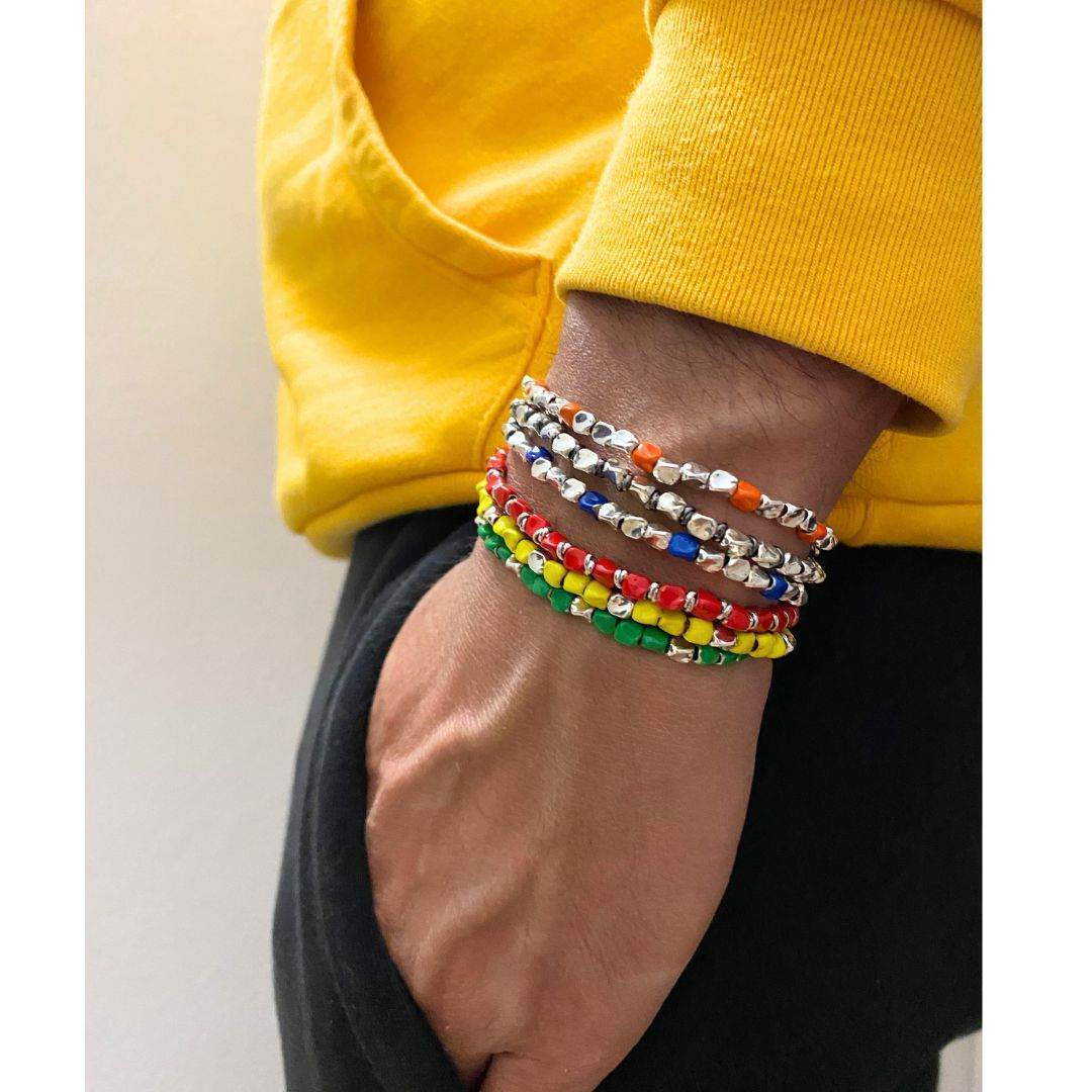 Bracciale spadino smaltato - SPBR657 - Spadarella Gioielli