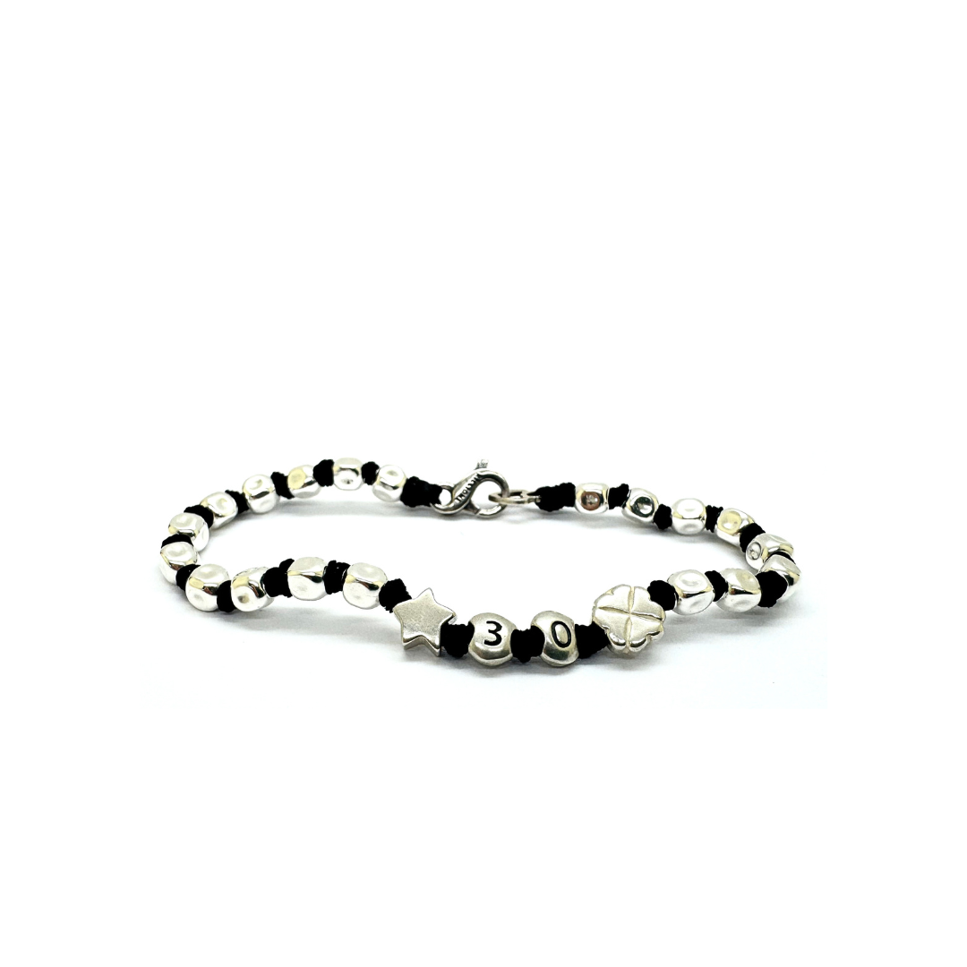 Bracciale spadino crushed personalizzabile