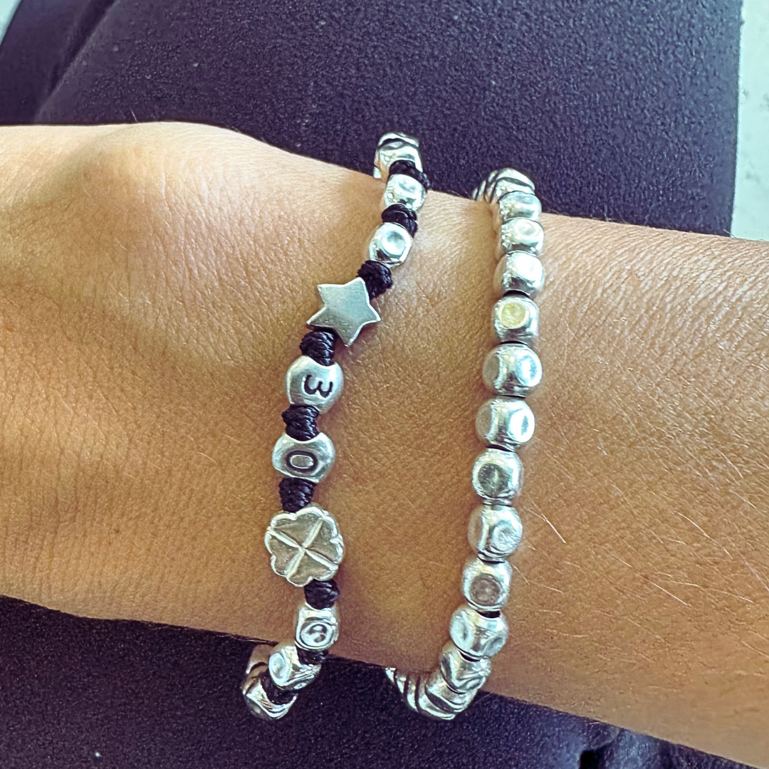 Bracciale spadino crushed personalizzabile