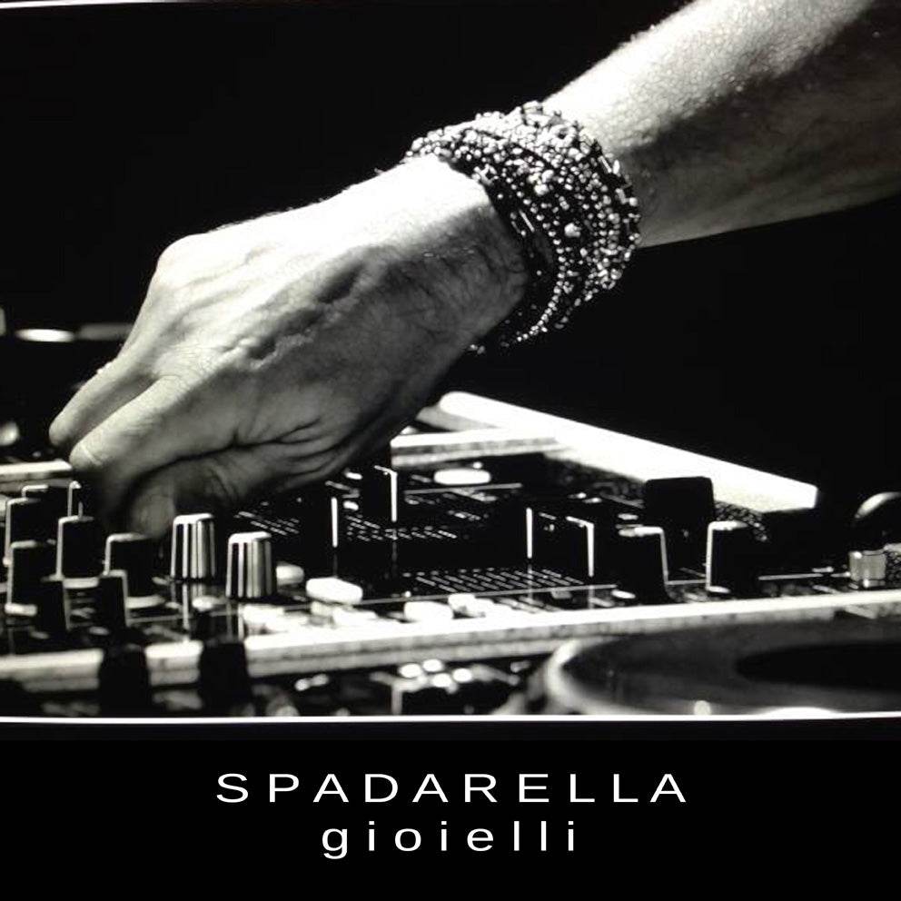 Bracciale spadino discoteca - SPBR081 - Spadarella Gioielli