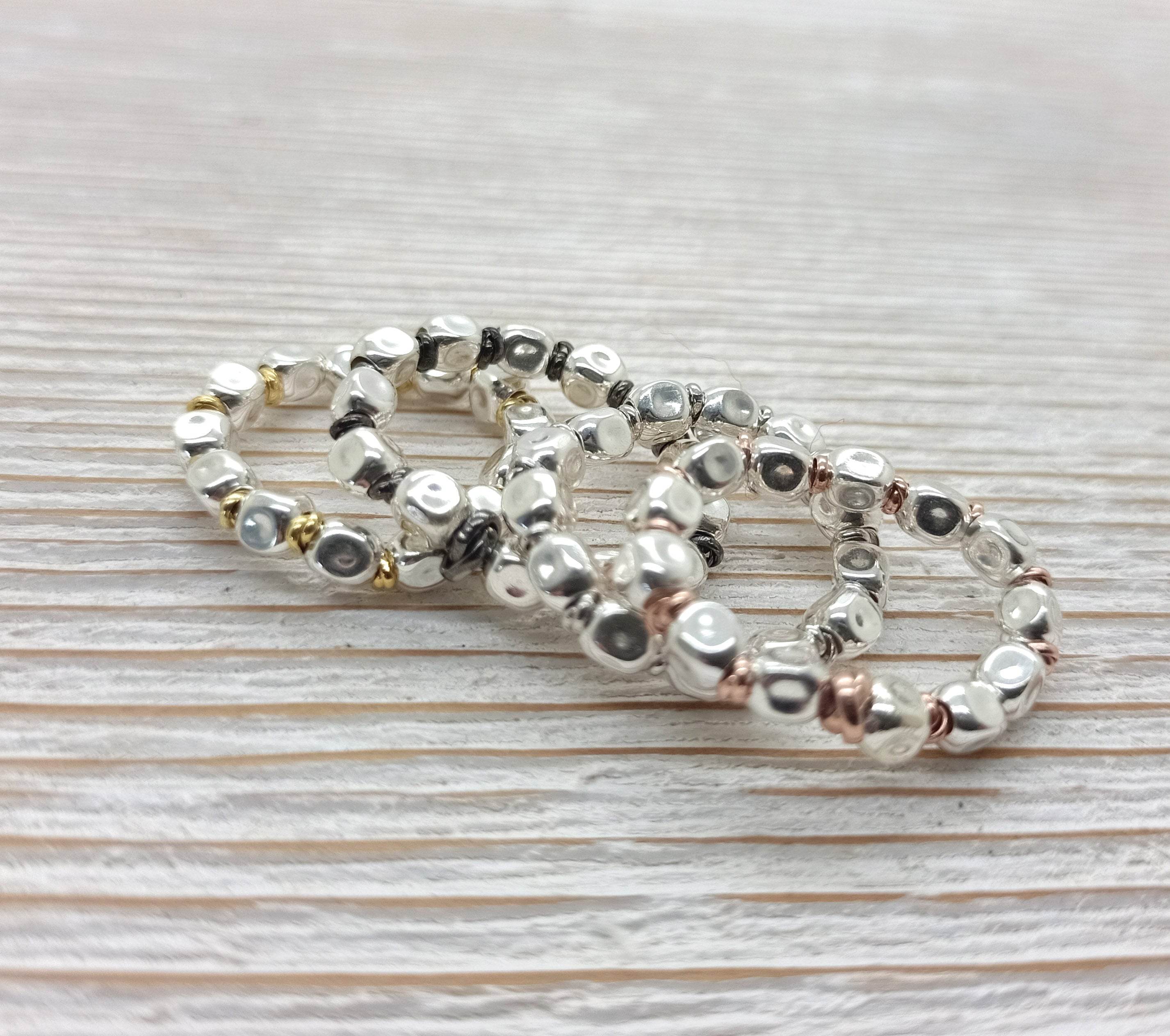 Anello elastico con pepite - SPAN49 - Spadarella Gioielli