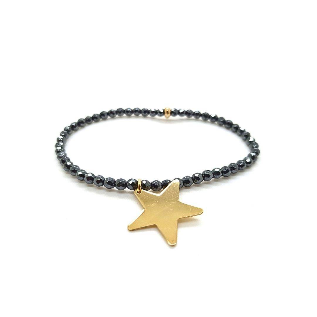Bracciale spadino elastico stella - SPBR127 - Spadarella Gioielli