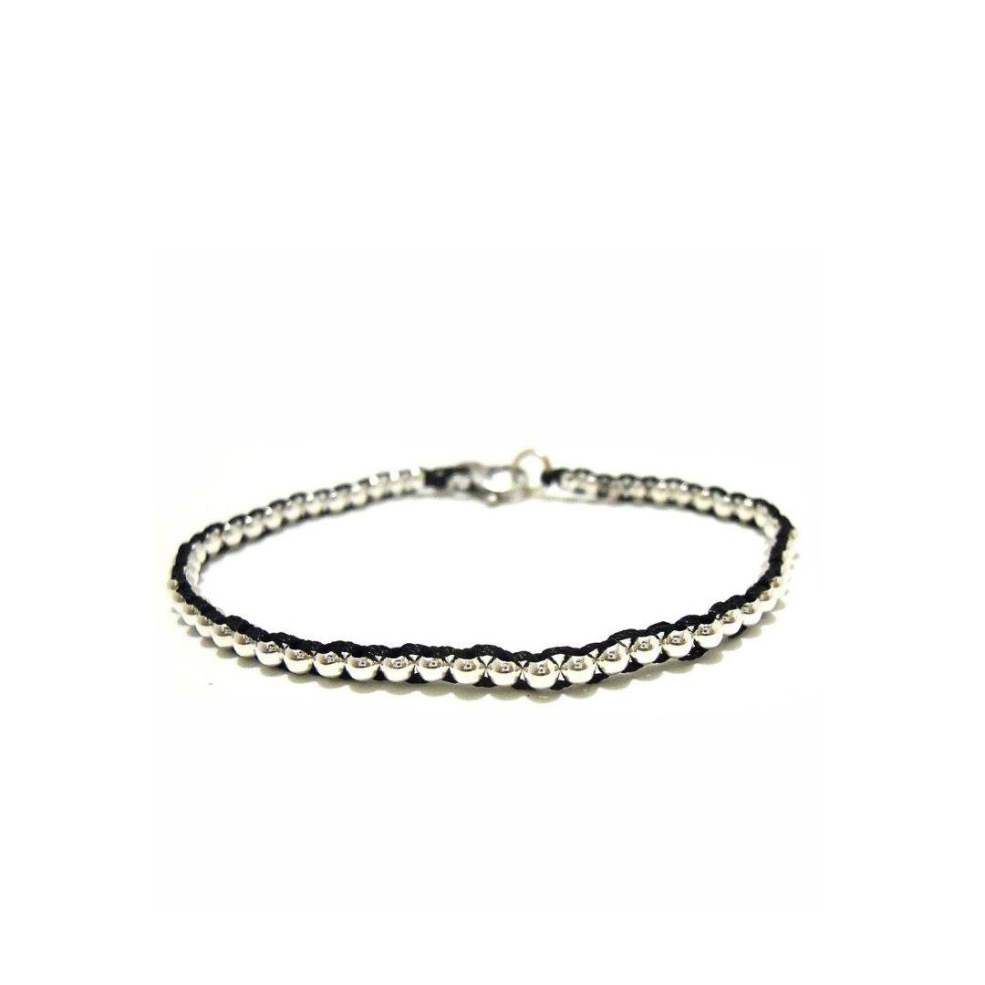 Bracciale spadino intrecciato - SPBR158 - Spadarella Gioielli