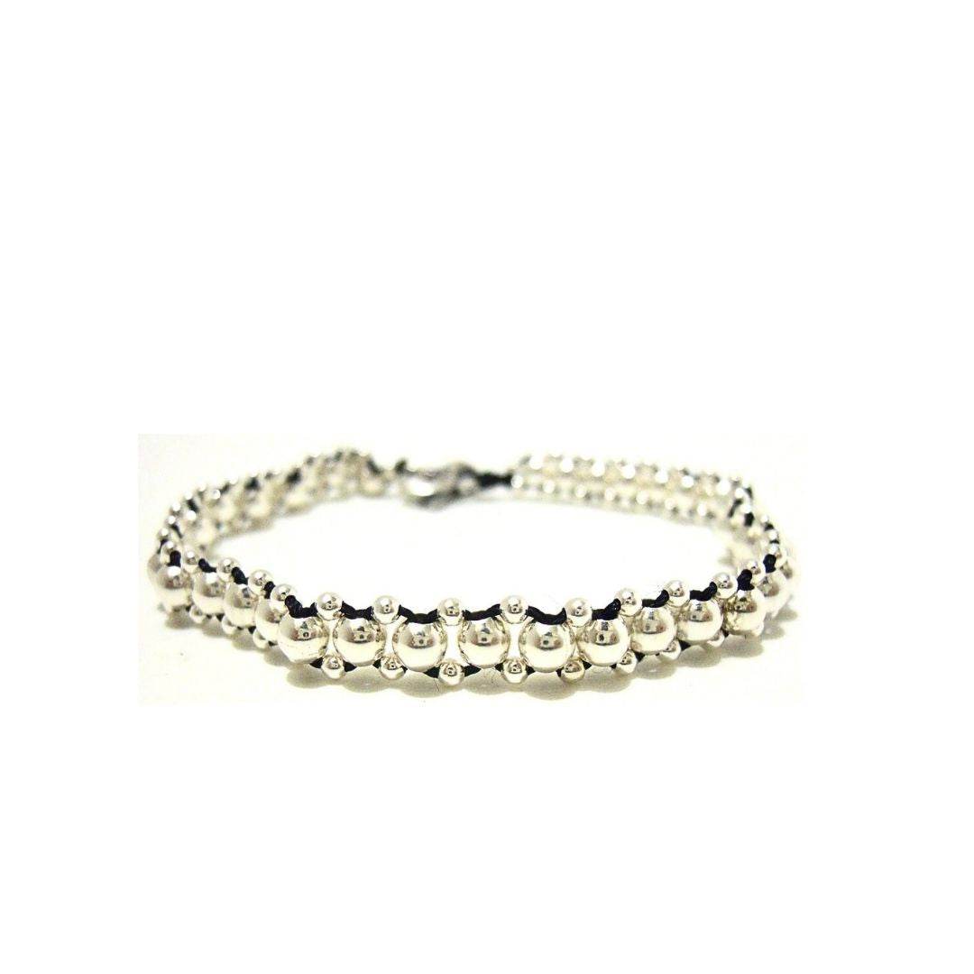 Bracciale spadino intrecciato - SPBR197 - Spadarella Gioielli