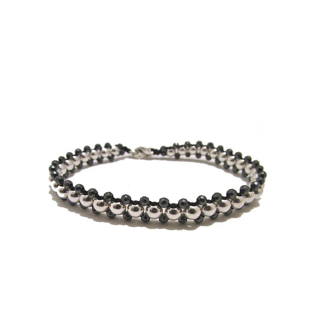 Bracciale spadino intrecciato - SPBR338 - Spadarella Gioielli