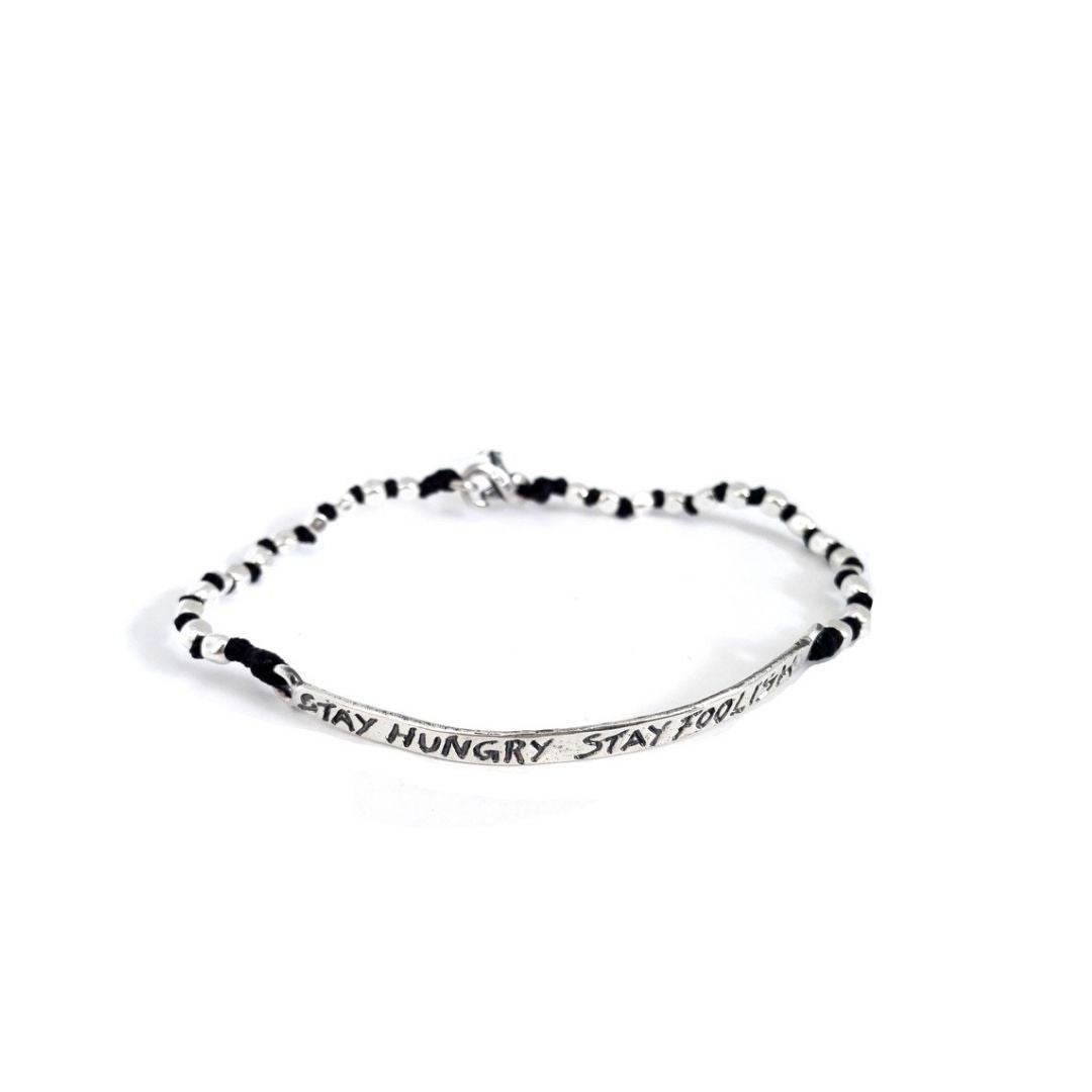 Bracciale spadino Stay hungry... - SPBR445 - Spadarella Gioielli