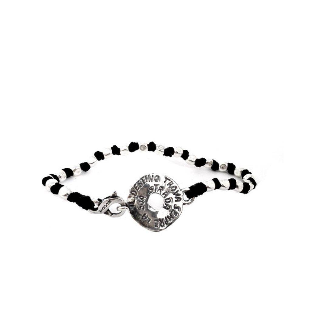 Bracciale spadino targhetta Virgilio - SPBR448 - Spadarella Gioielli