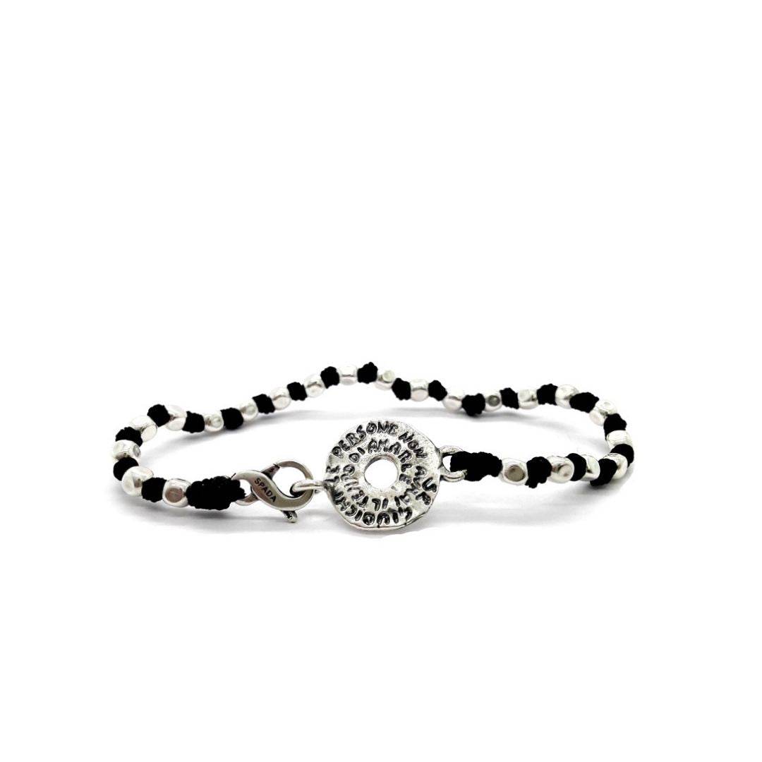 Bracciale spadino targhetta Madre Teresa - SPBR455 - Spadarella Gioielli