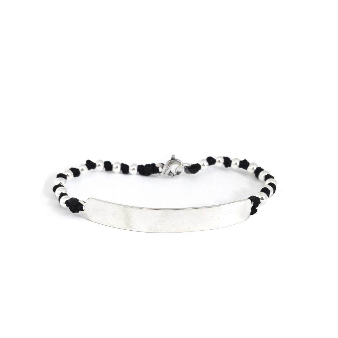 Bracciale spadino targhetta - SPBR464 - Spadarella Gioielli