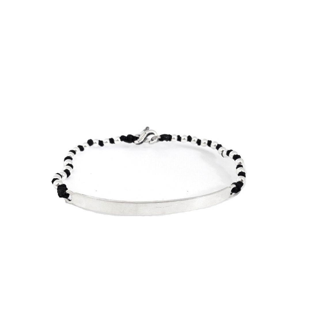 Bracciale spadino targhetta - SPBR465 - Spadarella Gioielli