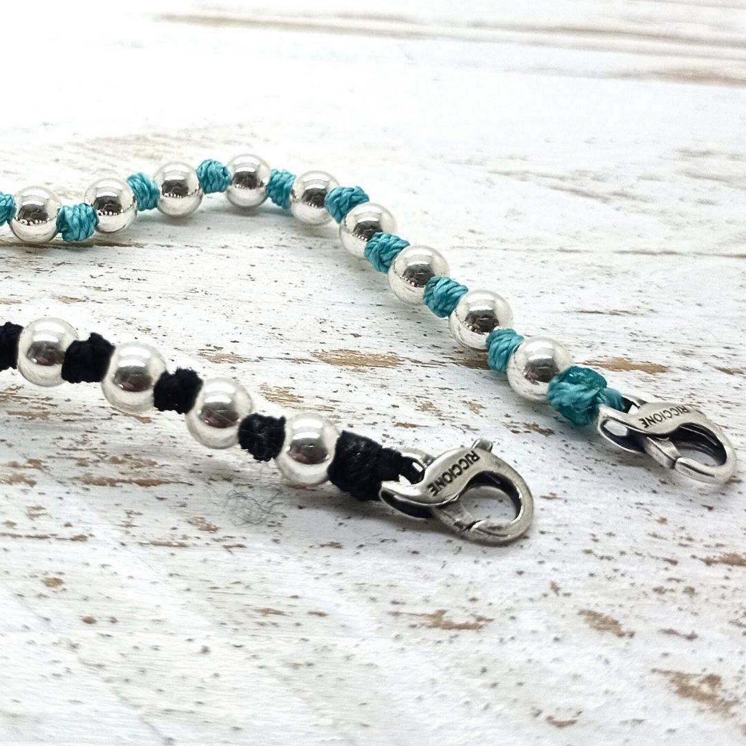 Bracciale spadino sfere - SPBR468 - Spadarella Gioielli