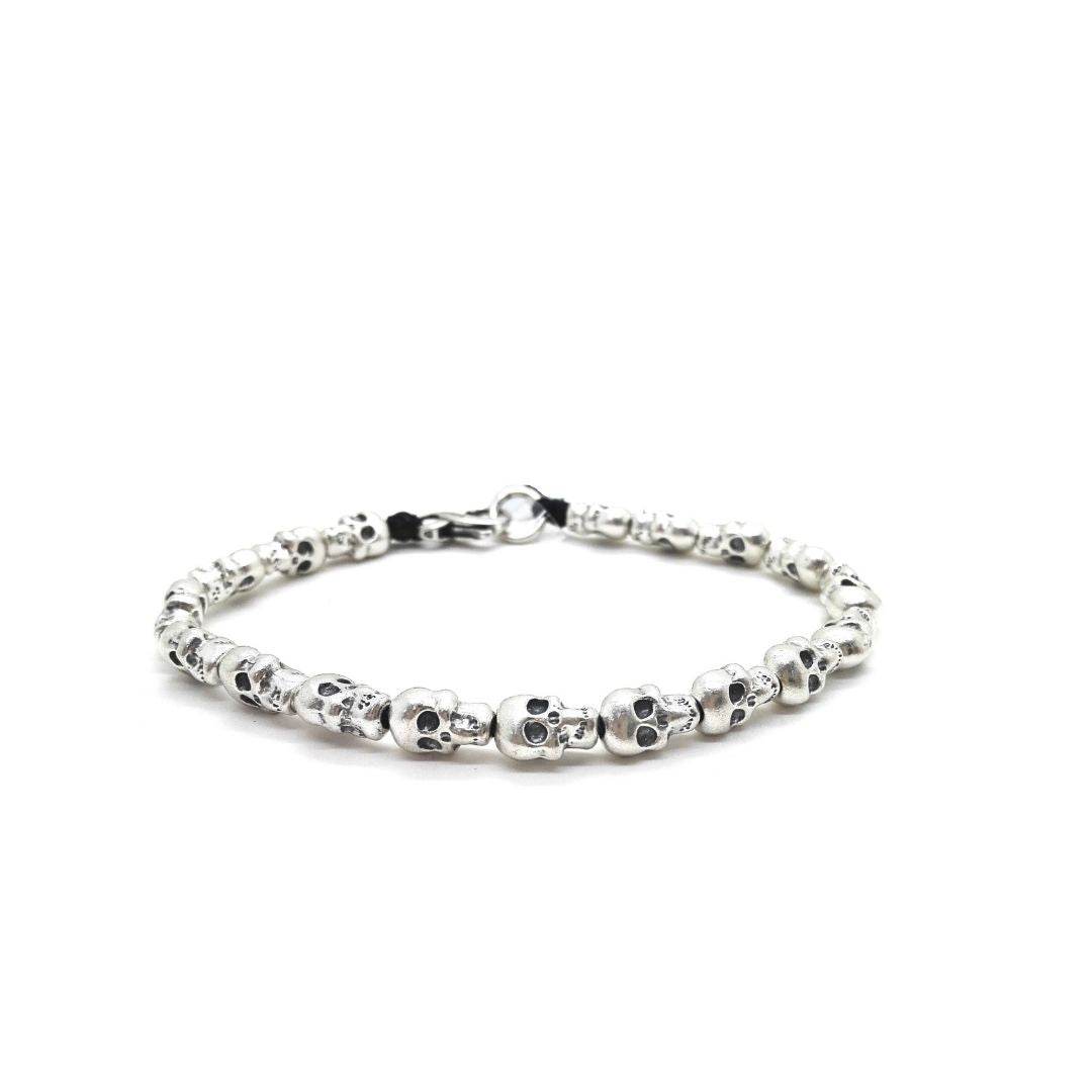 Bracciale Spadino teschi - SPBR498 - Spadarella Gioielli