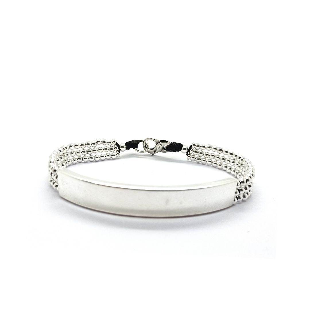 Bracciale spadino targhetta - SPBR596 - Spadarella Gioielli
