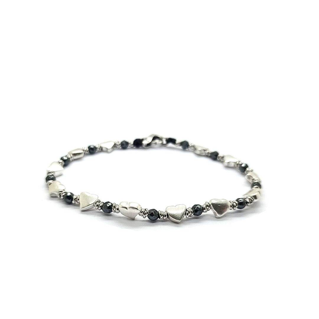 Bracciale spadino cuori - SPBR598 - Spadarella Gioielli