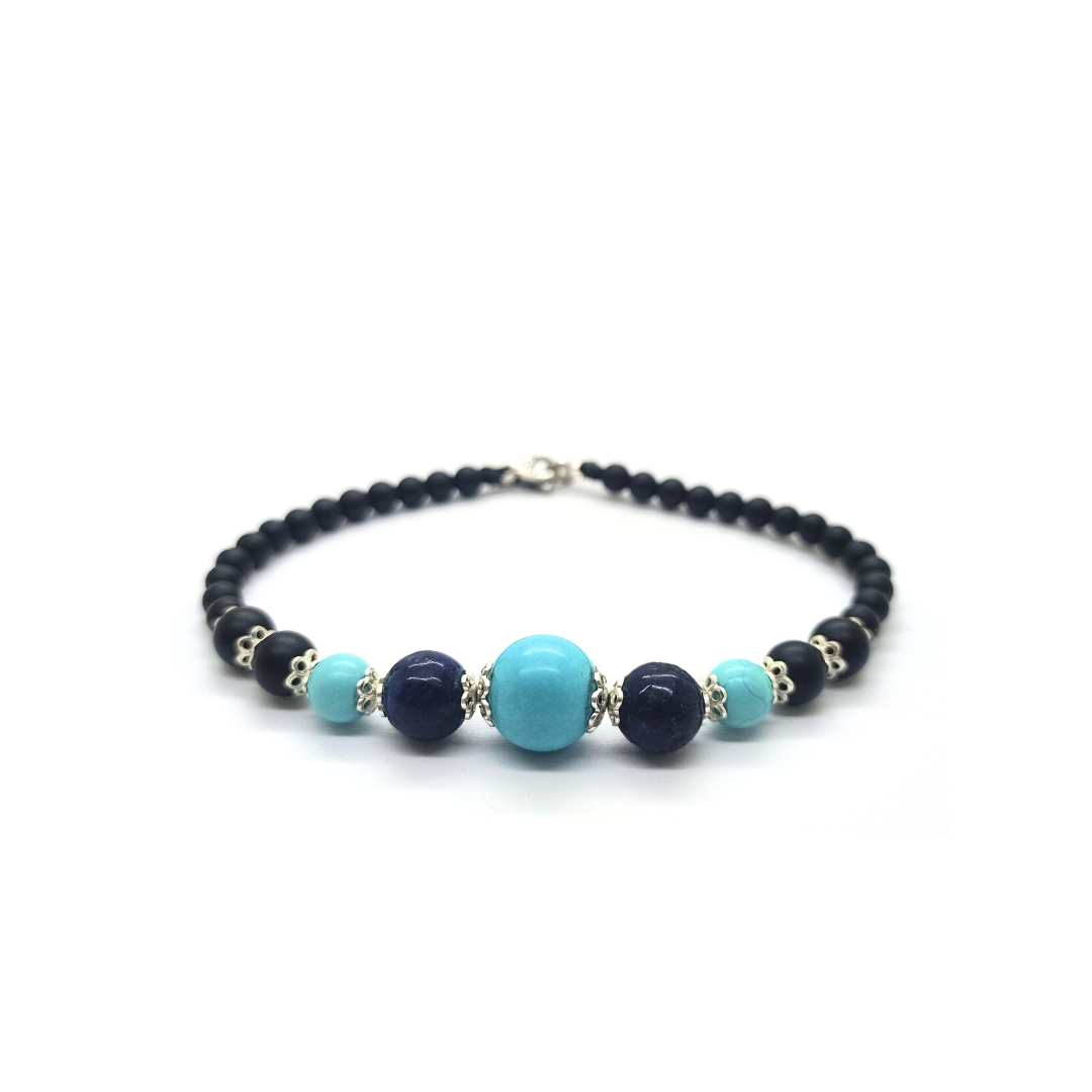Bracciale spadino con pietre - SPBR768