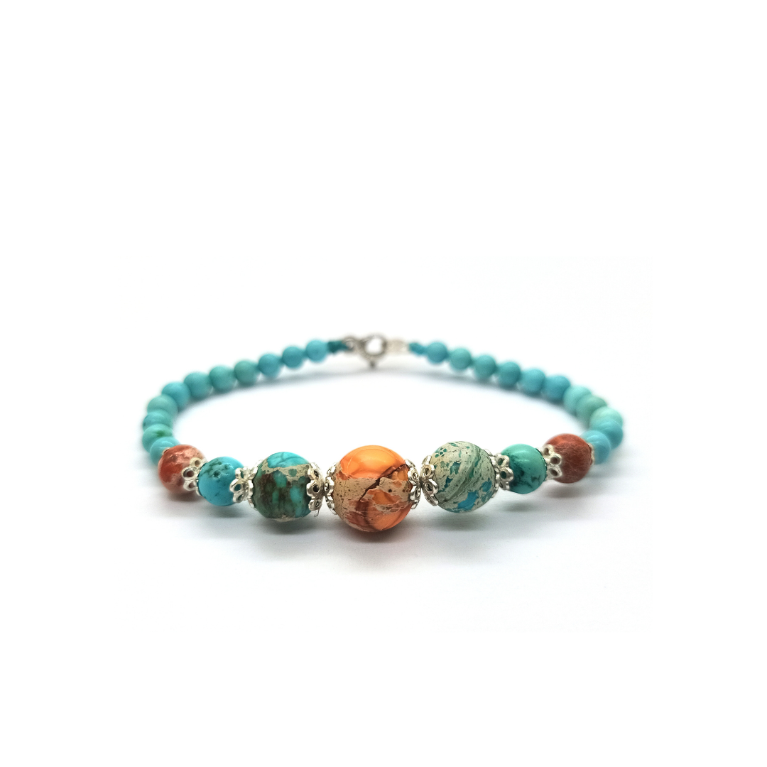 Bracciale spadino con pietre - SPBR768