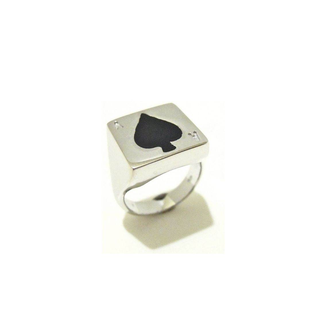 Anello Jocker Picche - AN400 - Spadarella Gioielli