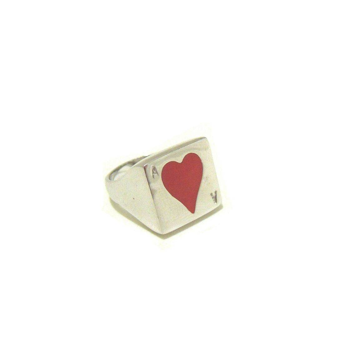 Anello Jocker Cuori - AN402 - Spadarella Gioielli