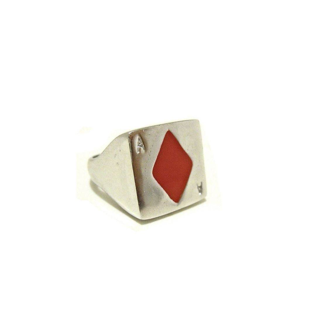 Anello Jocker Quadri - AN403 - Spadarella Gioielli
