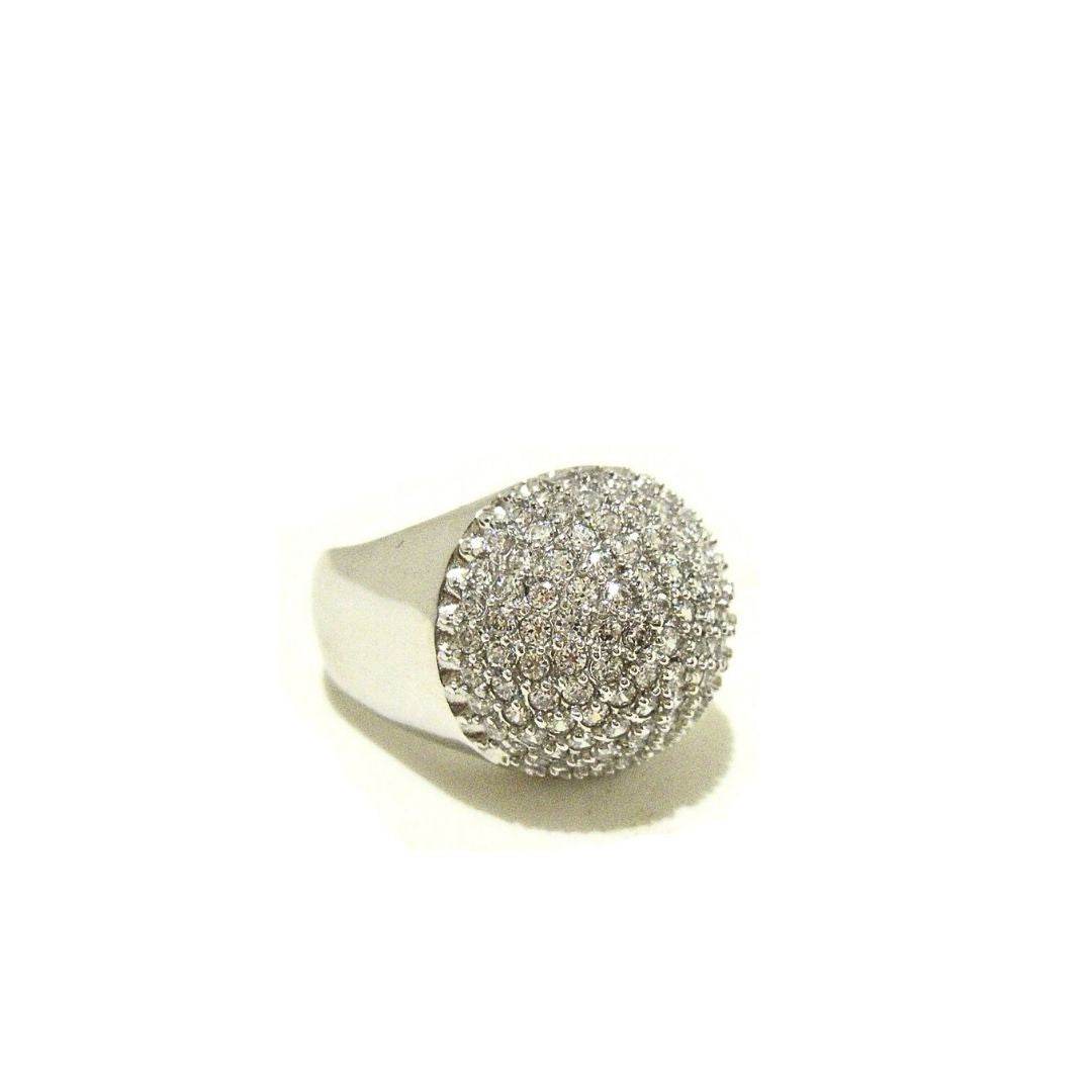 Anello cupola zirconi - AN419 - Spadarella Gioielli