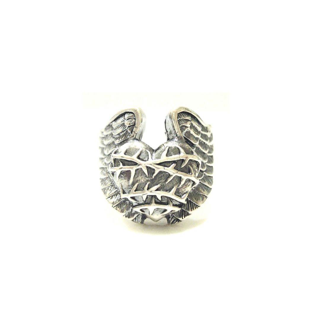 Anello cuore alato - AN462 - Spadarella Gioielli