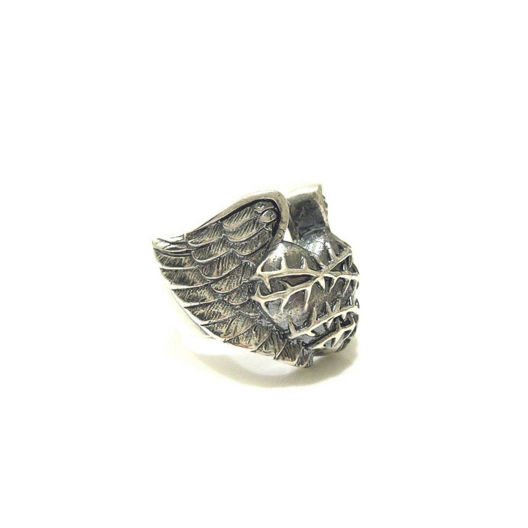 Anello cuore alato - AN462 - Spadarella Gioielli