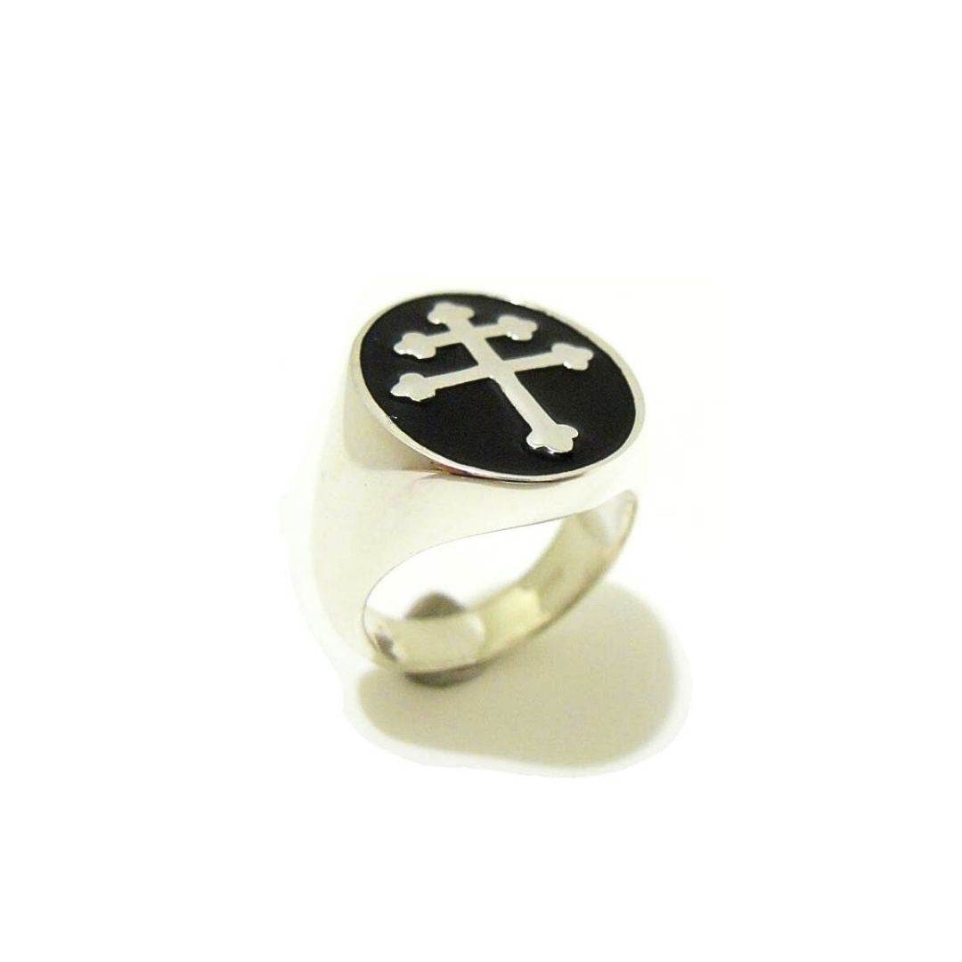 Anello croce d'Angiò - AN481 - Spadarella Gioielli