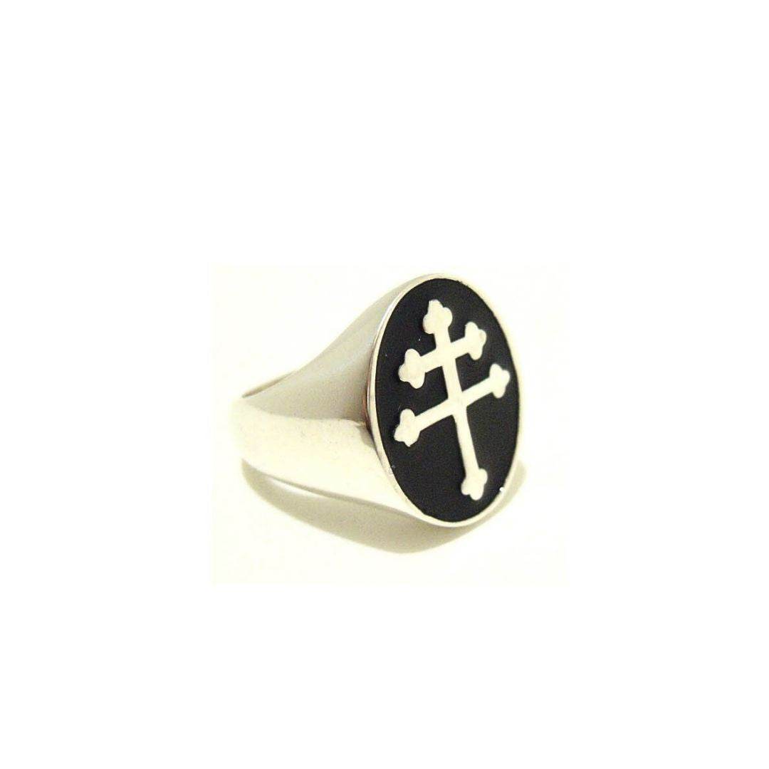 Anello croce d'Angiò - AN481 - Spadarella Gioielli