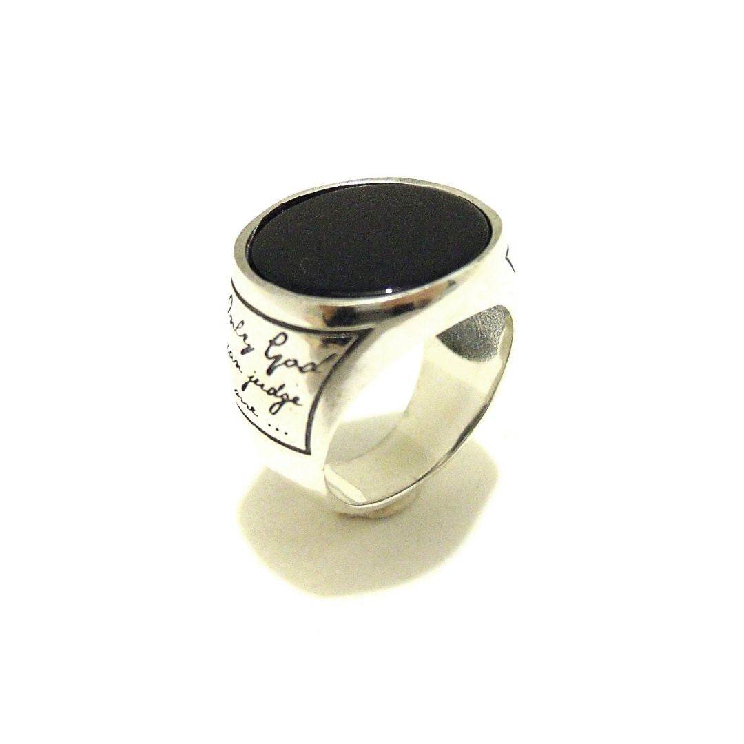 Anello Only god can judge me - AN518 - Spadarella Gioielli