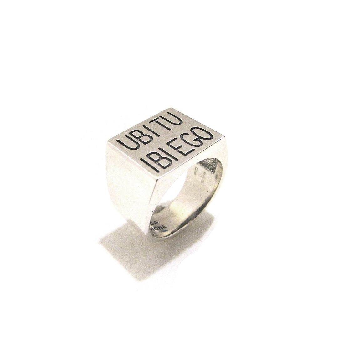 Anello Ubi tu ibi ego - AN654 - Spadarella Gioielli