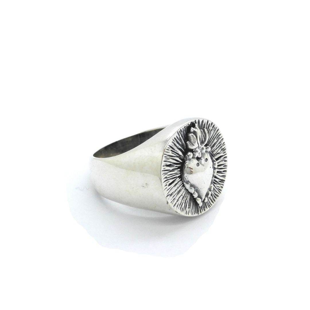 Anello cuore sacro - AN661 - Spadarella Gioielli