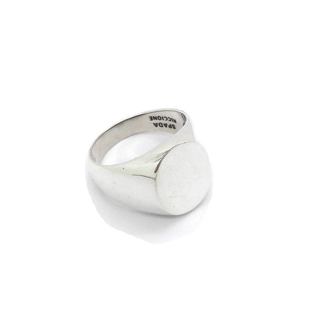Anello liscio ovale - AN664 - Spadarella Gioielli