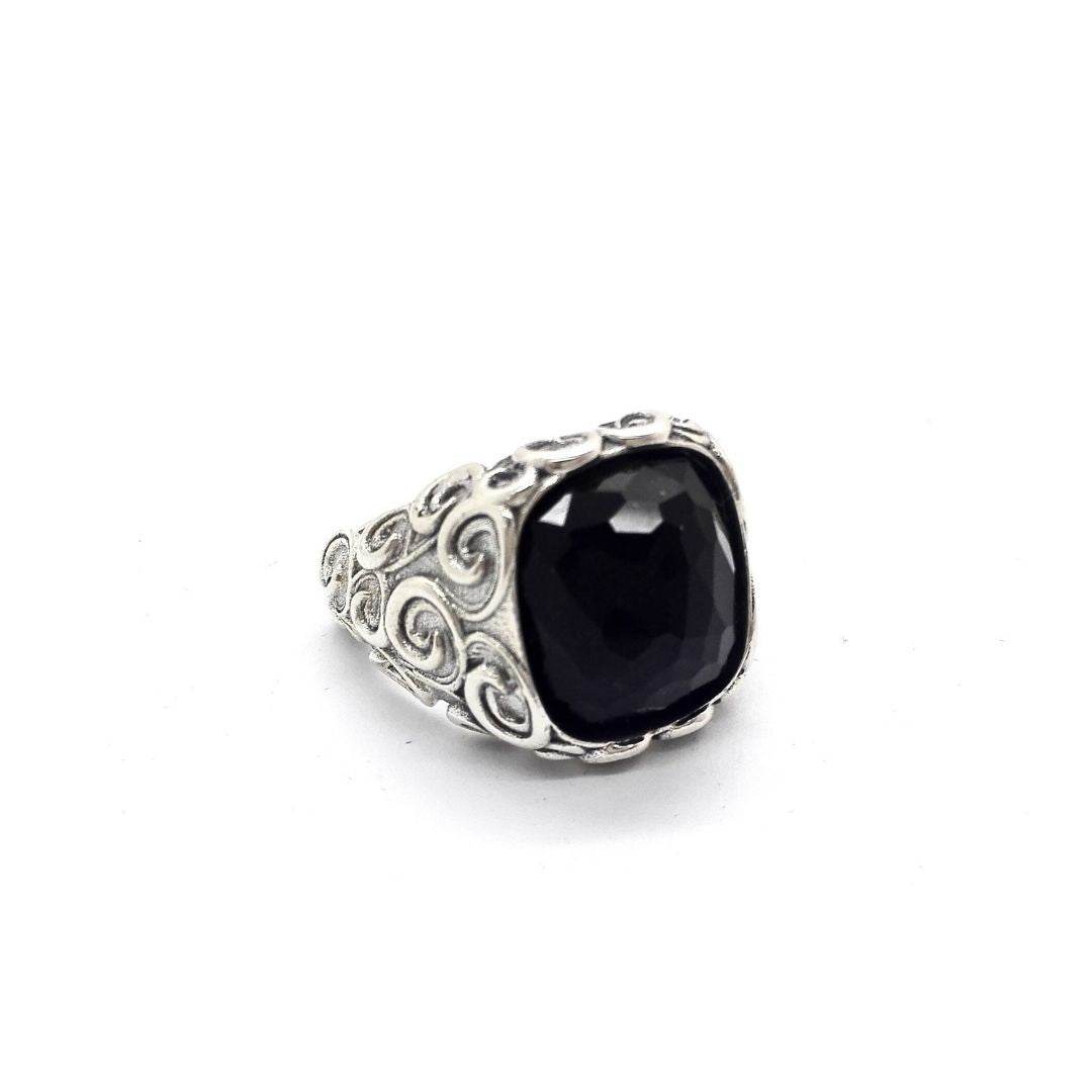 Anello pietra quadrata - AN688 - Spadarella Gioielli