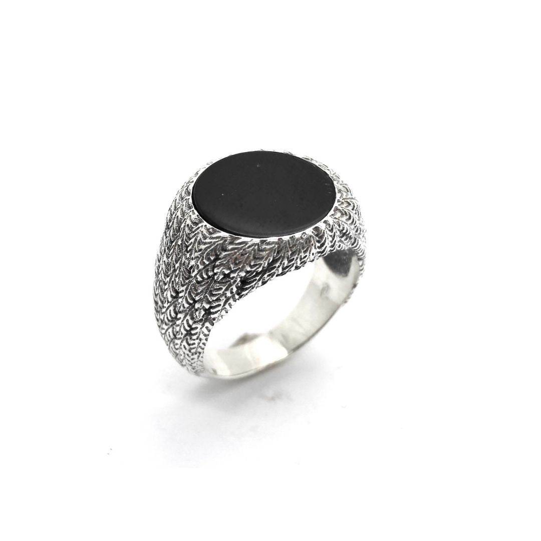 Anello pietra tonda - AN693 - Spadarella Gioielli