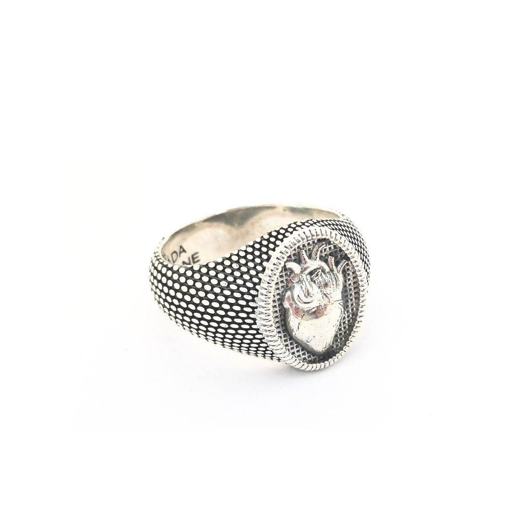 Anello cuore sacro - AN724 - Spadarella Gioielli