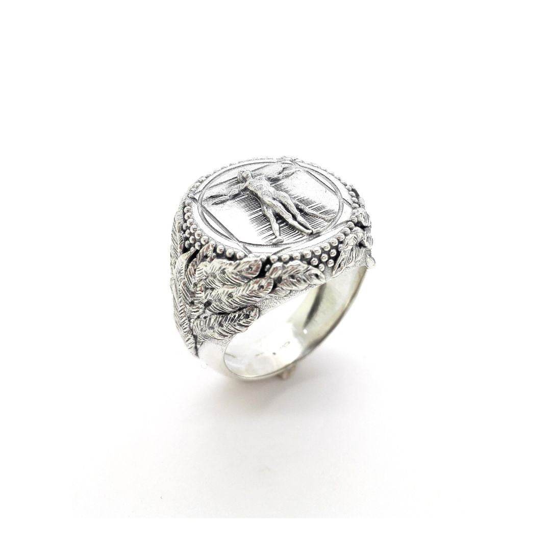 Anello Uomo vitruviano - AN739 - Spadarella Gioielli
