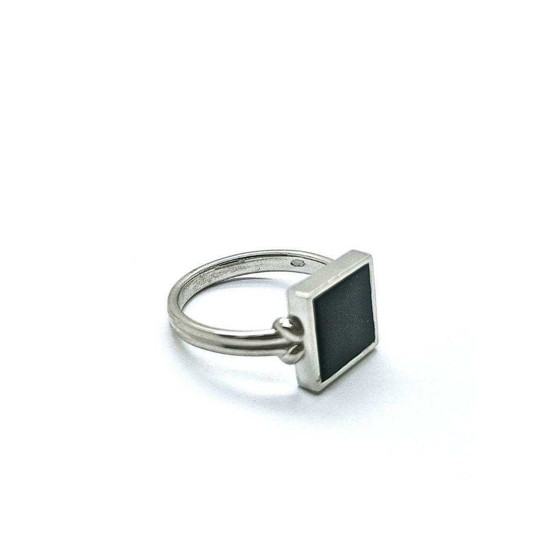Anello Rainbow quadrato - AN772 - Spadarella Gioielli