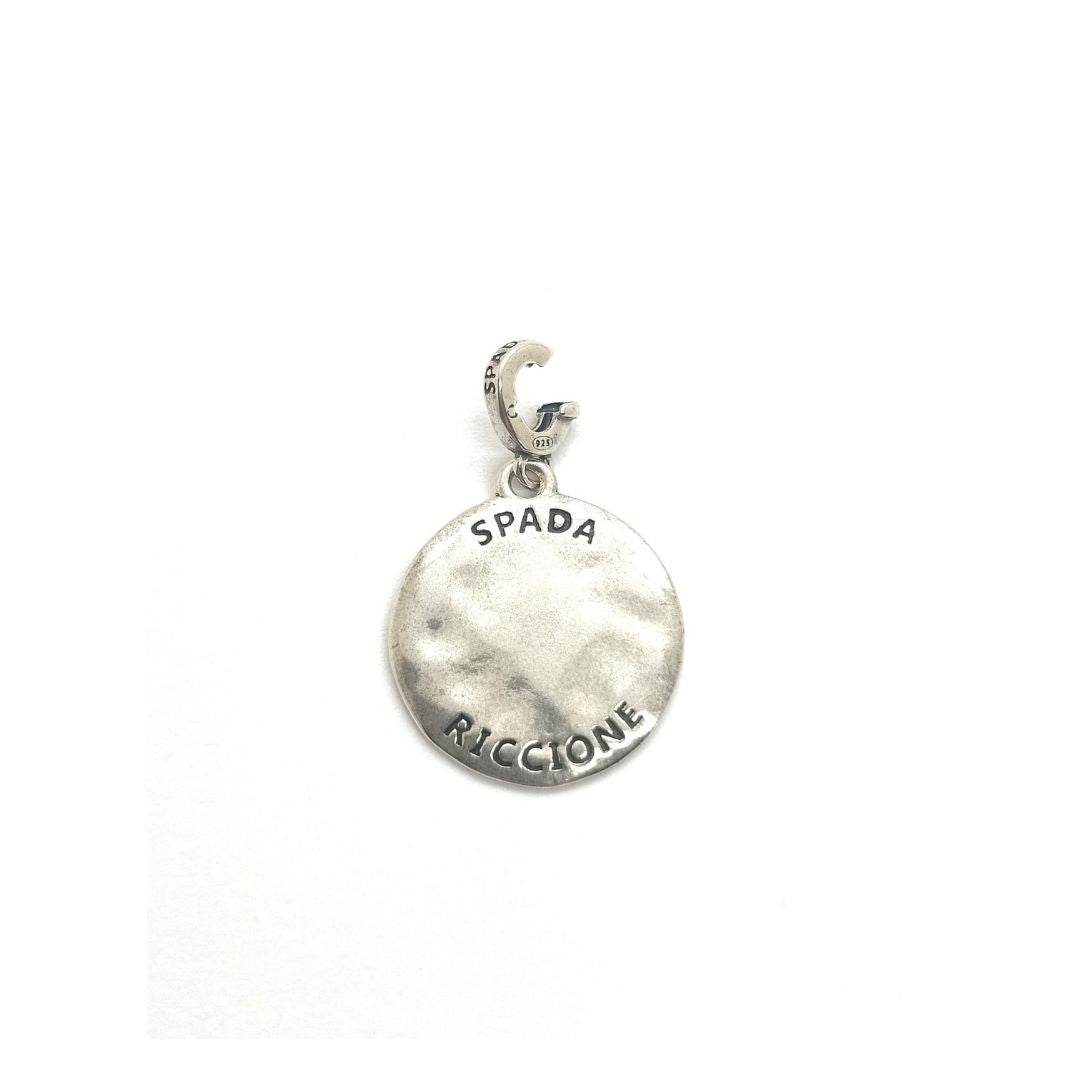 Charm targhetta liscia - CIC45 - Spadarella Gioielli