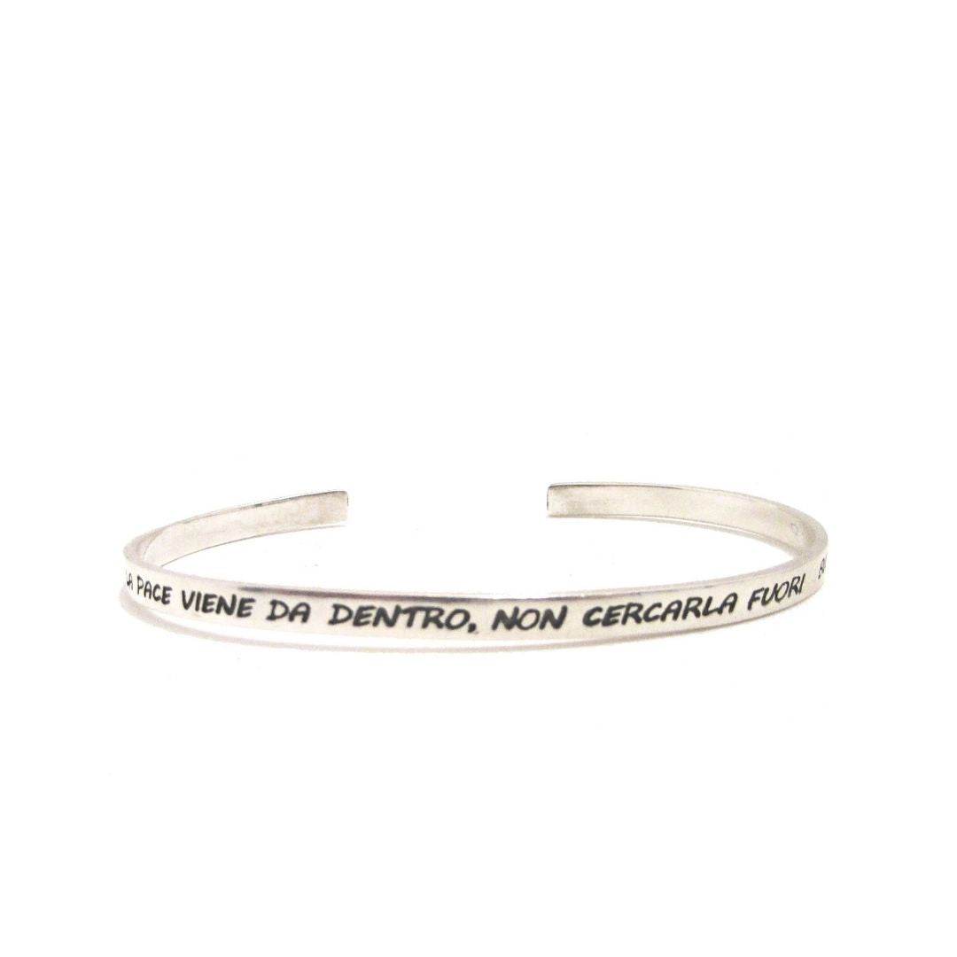 Bracciale rigido Buddha - BR493 - Spadarella Gioielli