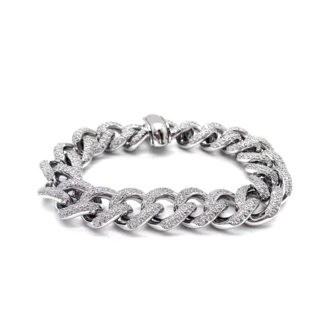 Bracciale catena zirconi - BR499 - Spadarella Gioielli